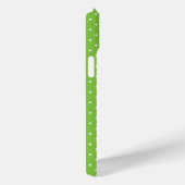 シームレスな明るいライムドット柄 Case-Mate iPhoneケース (裏面 / 右)