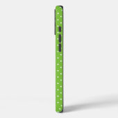 シームレスな明るいライムドット柄 Case-Mate iPhoneケース (裏面 / 左)