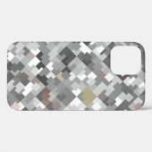 シームレスな明るい抽象芸術モザイクグレー背景pa Case-Mate iPhoneケース (裏面 (横))