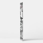 シームレスな明るい抽象芸術モザイクグレー背景pa Case-Mate iPhoneケース (裏面 / 右)
