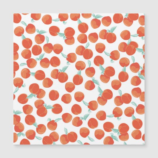 シームレスな桃の果実、夏のパターン。 (正面)