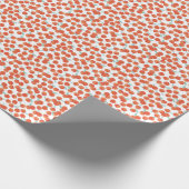 シームレスな桃の果実、夏のパターン。 ラッピングペーパー (角)