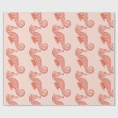 シームレスな模様のシーウスドールオーナメント。パイ ラッピングペーパー (フラット)