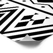 シームレスな民族パターンデザインvintageabstract, am ポスター (角)