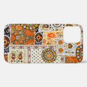 シームレスな民族抽象芸術デジタルパターン Case-Mate iPhoneケース (裏面 (横))