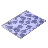 シームレスな水の色の蘭phalaenopsis花b ノートブック (左側)