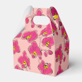 シームレスな水の色の蘭phalaenopsis花b フェイバーボックス (裏面サイド)