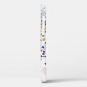 シームレスな水の色の野生の花のパターンをハンドパ Case-Mate iPhoneケース (裏面 / 左)