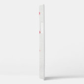 シームレスな水彩ハート:ロマンチックなパターン設計 Case-Mate iPhoneケース (裏面 / 右)