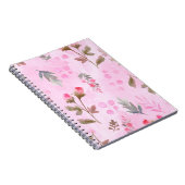 シームレスな水彩手描きの羅紗布 ノートブック (右側)