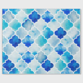 シームレスな水彩背景。美しいハンドドラ ラッピングペーパー (フラット)