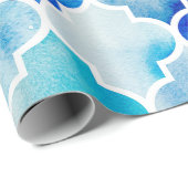 シームレスな水彩背景。美しいハンドドラ ラッピングペーパー (ロールコーナー)