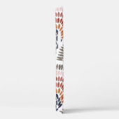 シームレスな波状パターン。青海羽デザインインポルカド Case-Mate iPhoneケース (裏面 / 右)