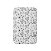 シームレスな海中海ウミガメの植物サンゴ バスマット (正面縦)