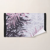 シームレスな熱帯ジャングルのエキゾチックなパーム葉パターター バスタオルセット (ハンドタオル)