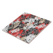 シームレスな熱帯ジャングル異国葉のモンスターズbl タイル (側面)