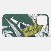 シームレスな熱帯パタ葉ーン。Hand Case-Mate iPhoneケース (裏面 (横))