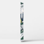 シームレスな熱帯パタ葉ーン。Hand Case-Mate iPhoneケース (裏面 / 左)