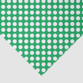 シームレスな白い水玉模様 – カスタマイズ可能な背景 薄葉紙 (詳細)