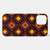 シームレスな移動ろうけつ染めパターン。刺繍- Case-Mate iPhoneケース (裏面 (横))