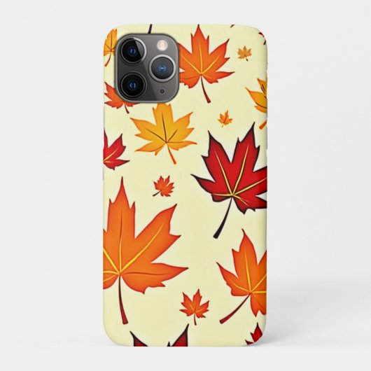 シームレスな紅葉デザイン Case-Mate iPhoneケース (裏)