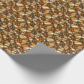 シームレスな紅葉 ラッピングペーパー (角)