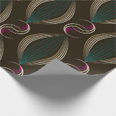 シームレスな美しいアートデコパターンオーナメント。ジオム ラッピングペーパー (角)