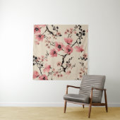 シームレスな美しいプリントの水色の花。セント タペストリー (インサイチュ)