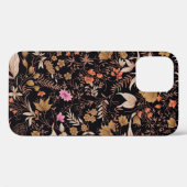 シームレスな美しいペイズリーの花柄 Case-Mate iPhoneケース (裏面 (横))