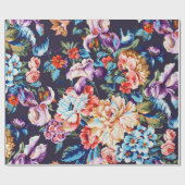 シームレスな美しい抽象芸術カラフル水の色di ラッピングペーパー (フラット)