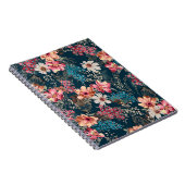 シームレスな美しい抽象芸術水カラーカラフルfl ノートブック (右側)