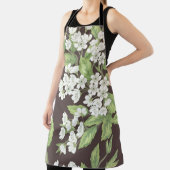 シームレスな美しい春パターンと緑の枝 エプロン (インサイチュ)