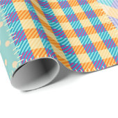 シームレスな背景パターン。テキスタイルパッチワークのパット ラッピングペーパー (ロールコーナー)