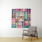 シームレスな背景パターン。パッチワークパターン タペストリー (インサイチュ(横))