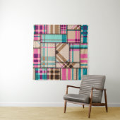 シームレスな背景パターン。パッチワークパターン タペストリー (インサイチュ)