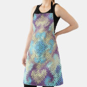 シームレスな背景パターン。文字の模倣 エプロン (インサイチュ)