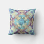 シームレスな背景パターン。文字の模倣 クッション (裏面)