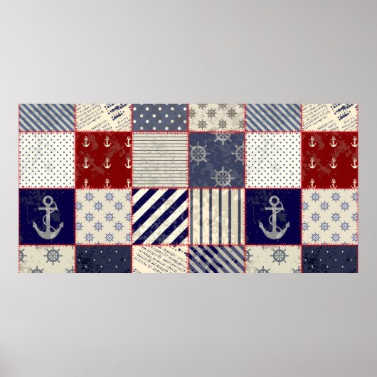 シームレスな背景パターン。無限に並ぶ。 ポスター (正面)