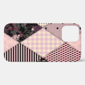 シームレスな背景パターン。繊維ライジェリーパッチ Case-Mate iPhoneケース (裏面 (横))