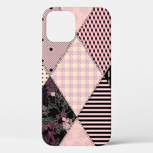 シームレスな背景パターン。繊維ライジェリーパッチ Case-Mate iPhoneケース (裏面)