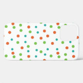 シームレスな背景(水玉模様パターン)。ポルカ  Case-Mate iPhoneケース (裏面 (横))