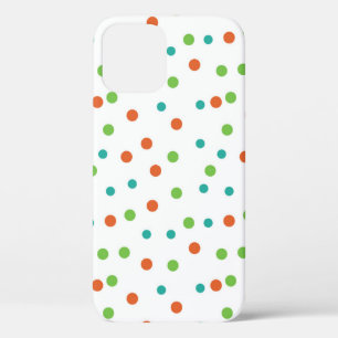 シームレスな背景(水玉模様パターン)。ポルカ iPhone 12ケース