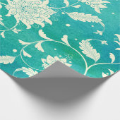 シームレスな背景。磁器の模中国の造 ラッピングペーパー (角)