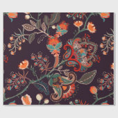 シームレスな自然パターン大きな装飾の背景 ラッピングペーパー (フラット)