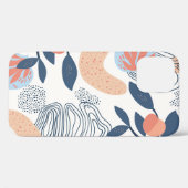 シームレスな自然パターン。抽象芸術形、果実 Case-Mate iPhoneケース (裏面 (横))