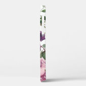 シームレスな花のパターンバラ、水色。 p Case-Mate iPhoneケース (裏面 / 左)