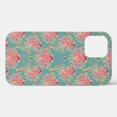 シームレスな花柄 Case-Mate iPhoneケース (裏面 (横))