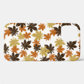 シームレスな葉グランジ柄 Case-Mate iPhoneケース (裏面 (横))