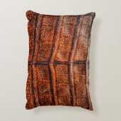 シームレスな蛇の肌のテクスチャ。ファッション熱帯レポート アクセントクッション (裏面(縦))