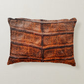 シームレスな蛇の肌のテクスチャ。ファッション熱帯レポート アクセントクッション (裏面)